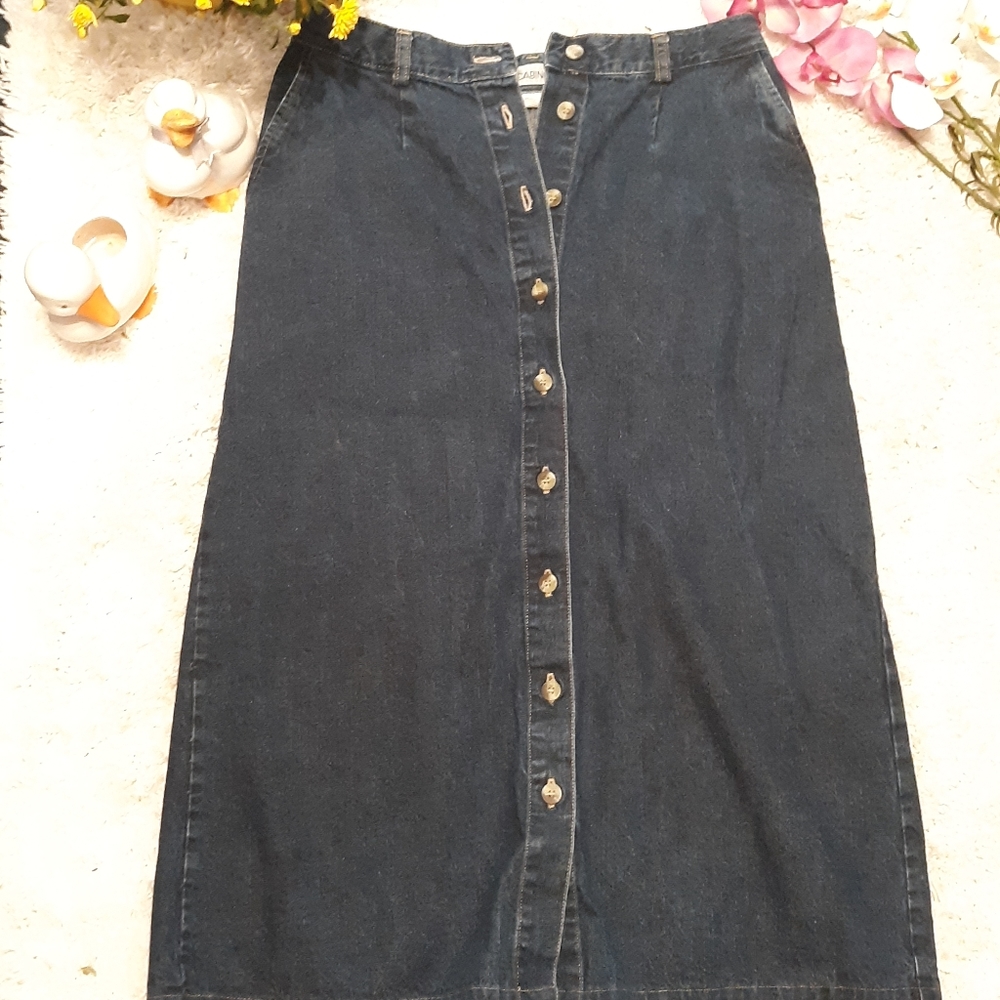Denim skirt size medium